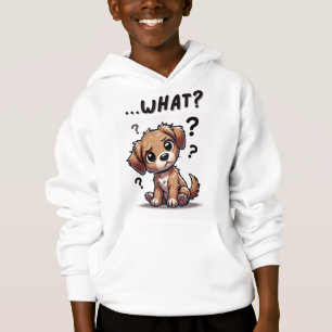 "...vad?" Felaktig Tecknad-valp T Shirt