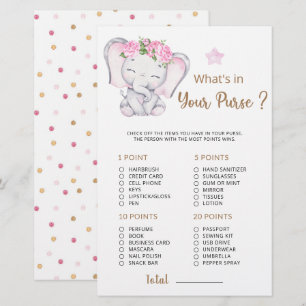 Vad finns i din Baby Elephant Baby Shower?