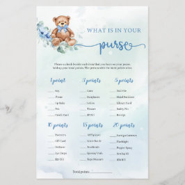 Vad finns i din handväska Game Teddybjörn Eukalypt