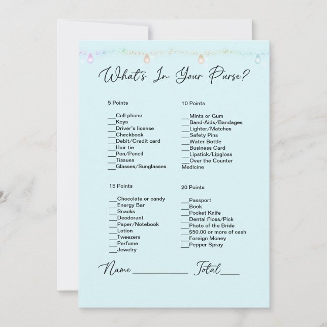 Vad finns i din Ljus-Möhippa? Inbjudningar (Framsida)