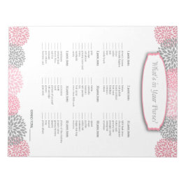 Vad finns i din Rosa Grått Grått Dahlia Game? Anteckningsblock