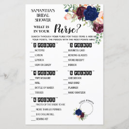 Vad finns i ditt engelska Purse-dusch-spel?