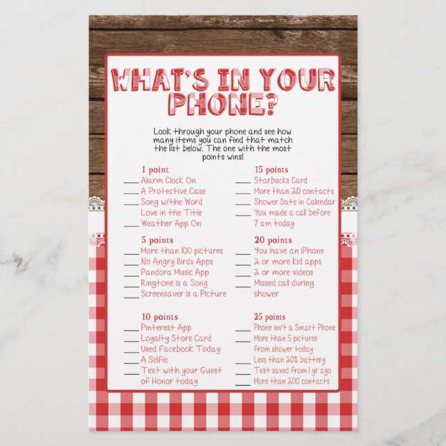 Vad finns i ditt Mobila - Red Baby Q (Framsida)