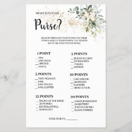 Vad finns i ditt Purble Herbal Shower Game Card? Flygblad