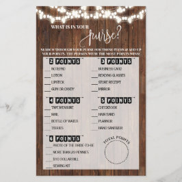 Vad finns i ditt spel för Western Möhippa? Flygblad