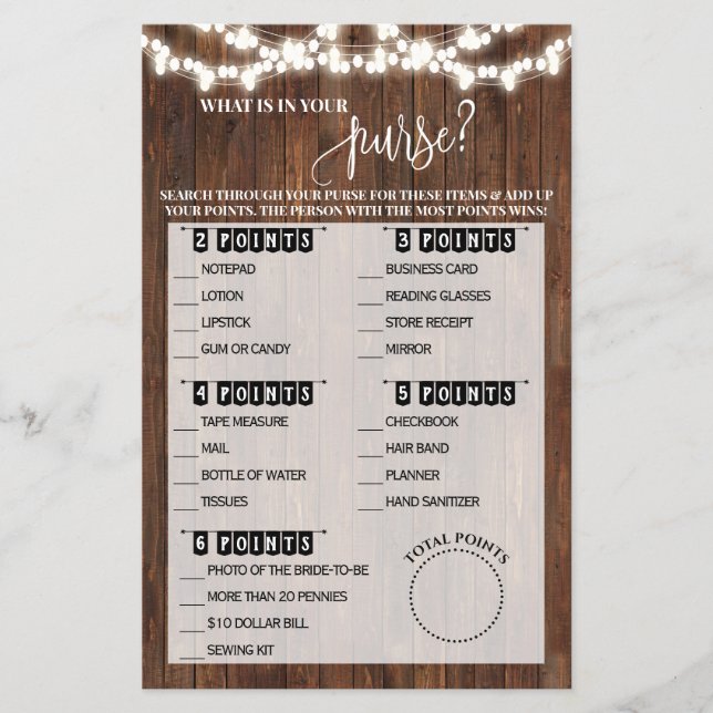 Vad finns i ditt spel för Western Möhippa? Flygblad (Framsidan)