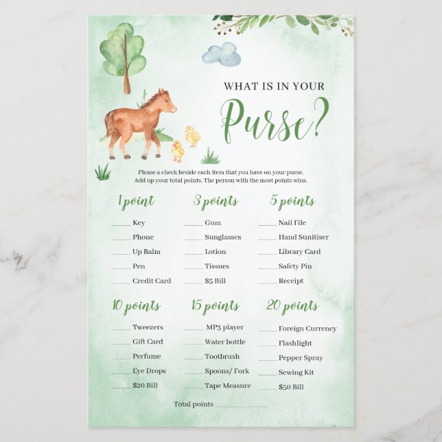 Vad finns i ditt tema för babyvisningsprogram? (Framsida)