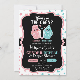 Vad finns i Oven Gender Reveal bjudan? Inbjudningar