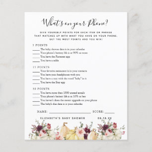 Vad finns på din Mobil? Barnstödsspel