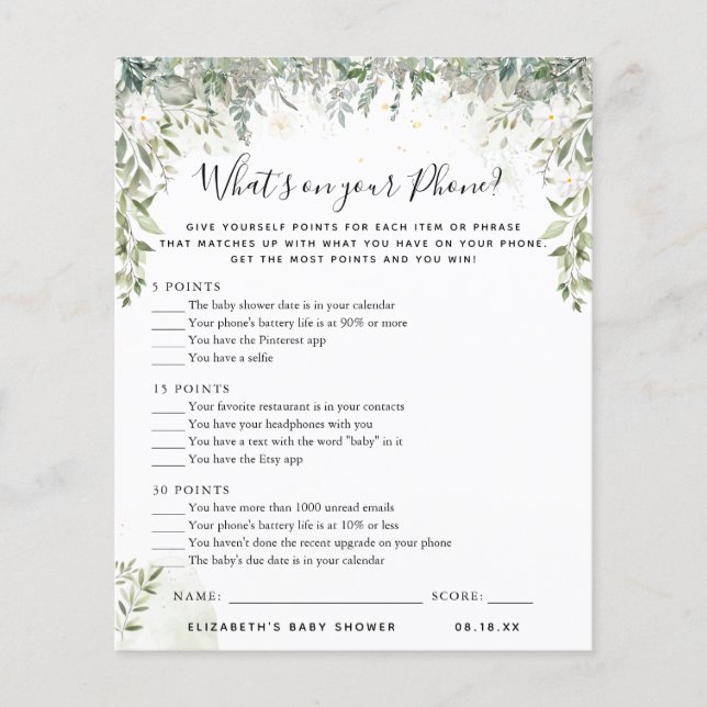 Vad finns på din Mobil? | Barnstödsspel (Framsida)