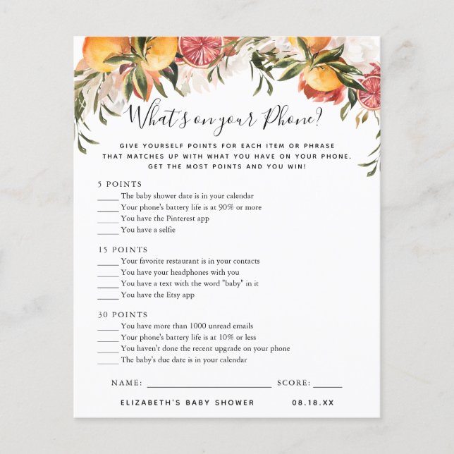 Vad finns på din Mobil? | Barnstödsspel (Framsida)