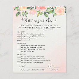 Vad finns på din Mobil? | Barnstödsspel