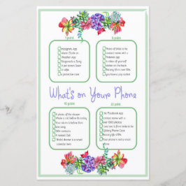 Vad finns på din mobila Succulent Baby Shower?