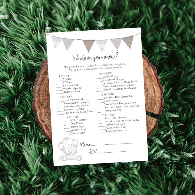 Vad finns på ditt Mobila spelkort Baby Elephant Ca Program (Skapare uppladdad)