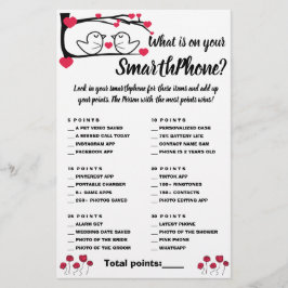 Vad finns på ditt Mobila spelkort Love Bird? Flygblad