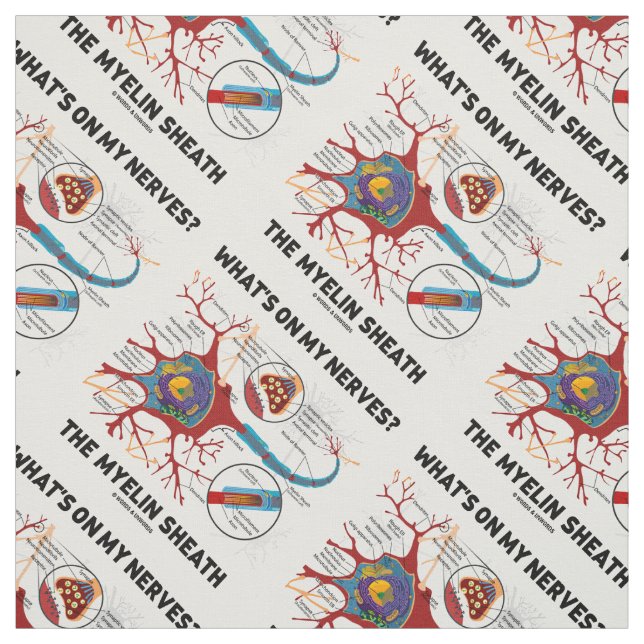 Vad finns på mina nerver? Myelin Sheath Tyg (Provkarta)