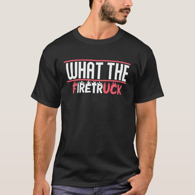 Vad Firelångtradare Firefighter Pappa Fireman är 3 T Shirt (Framsida)