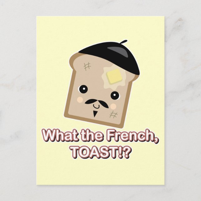 vad för fransk toast vykort (Framsida)