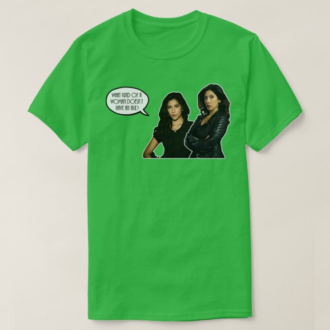 Vad för slags kvinna har ingen yxa? t shirt (Design framsida)