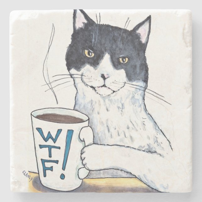 Vad För Underbart Kattunderlägg Stenunderlägg (Framsidan)