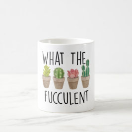 Vad Fucculent Cactus Succulent Plant-presenten är Kaffemugg