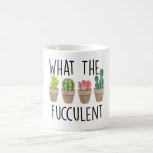 Vad Fucculent Cactus Succulent Plant-presenten är Kaffemugg
