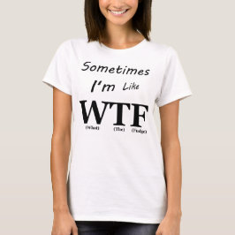 Vad fusket är tee shirt