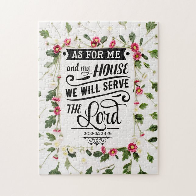 Vad gäller mig och mitt hus pussel (Vertikal)