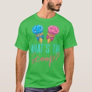 Vad Genderna Scoop Ice Cream avslöjar Party baby T Shirt