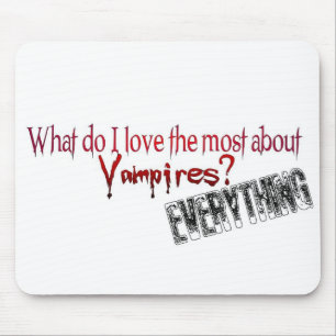 Vad gillar jag omkring vampyrerna? musmatta