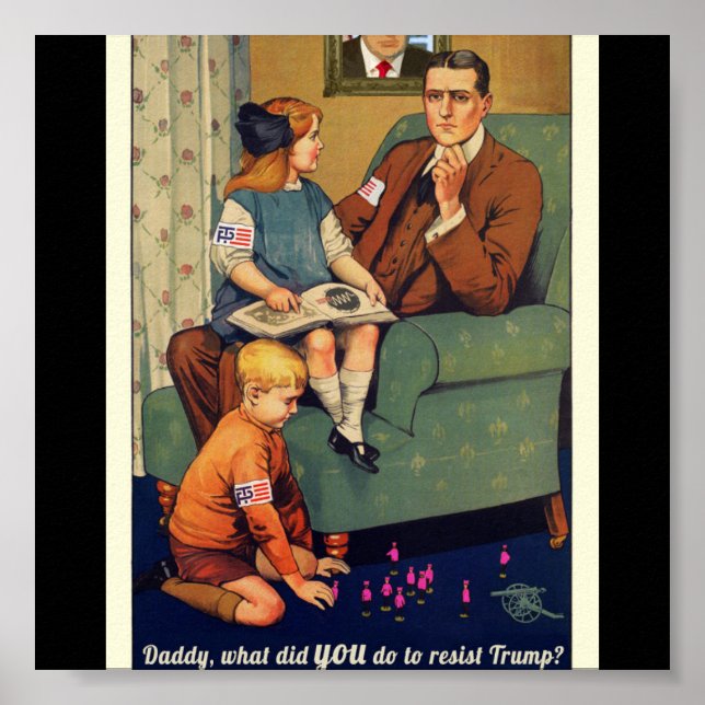 Vad gjorde du för att motstå trumpprotesten? poster (Framsidan)