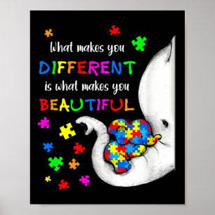 Vad gör dig annorlunda, Elephant Mamma Autism Chil Poster