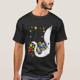 Vad gör dig annorlunda, Elephant Mamma Autism Chil T Shirt
