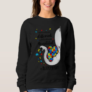 Vad gör dig annorlunda till Elephant Mamma Autism T Shirt