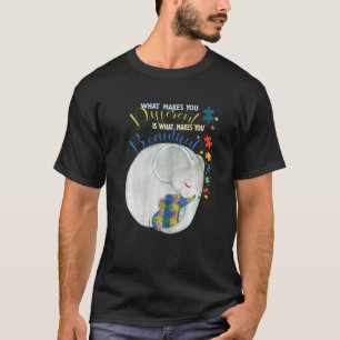 Vad gör dig annorlunda, vackra Elephant Mamma Au? T Shirt
