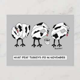 Vad gör Döv Turkey i november? Helg Vykort
