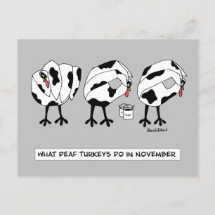 Vad gör Döv Turkey i november? Helg Vykort