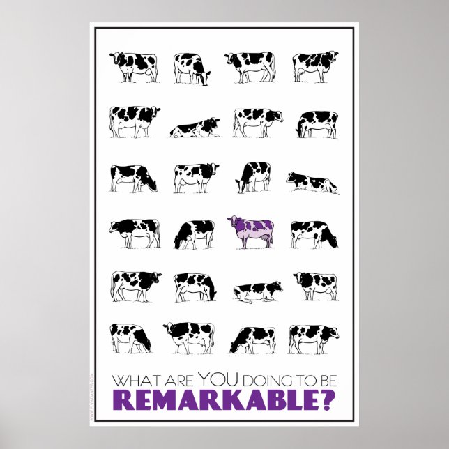 Vad gör du för att vara REMARKABLE? Poster (Framsidan)