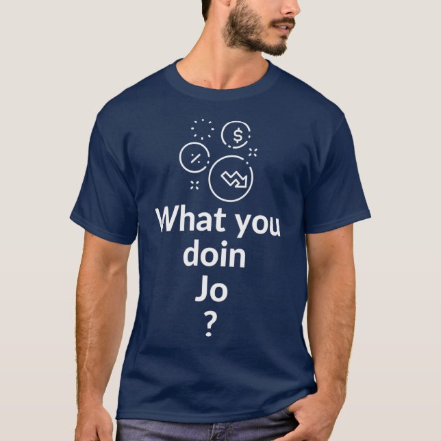 Vad gör du? t shirt (Framsida)