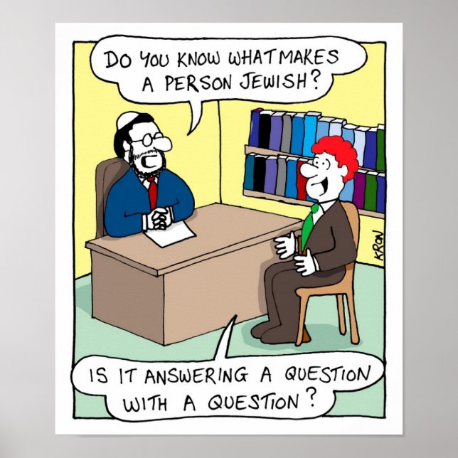 Vad gör en person judisk? poster (Framsidan)