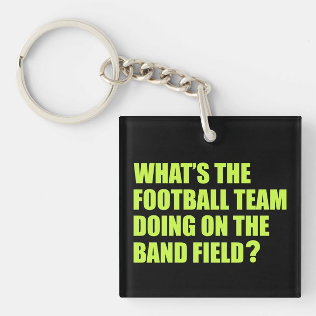 Vad gör fotbollslag? Skola musikbandhumor (Framsidan)