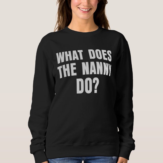 Vad gör Nanny 7? T Shirt (Framsida)