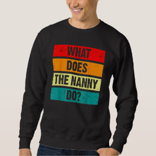 Vad gör Nanny Sisterwives 1? Lång Ärmad Tröja