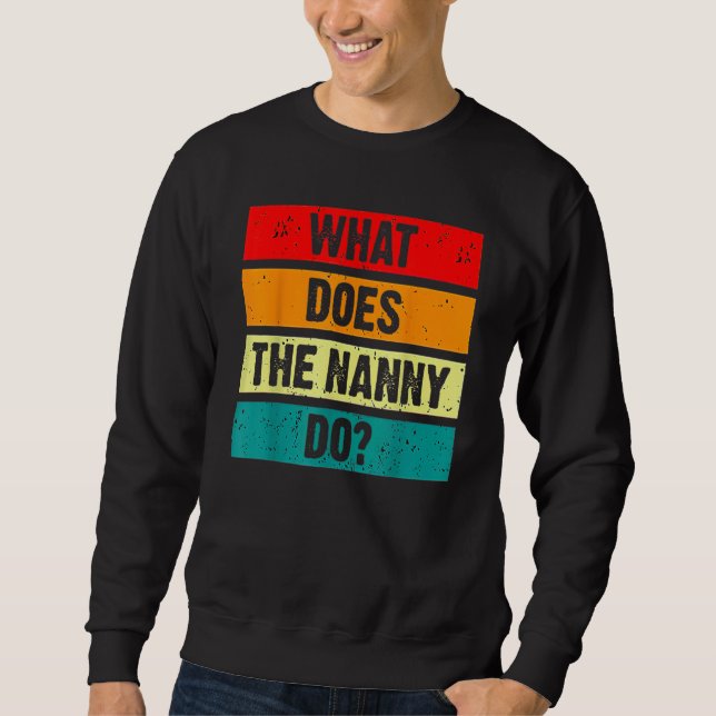 Vad gör Nanny Sisterwives 1? Lång Ärmad Tröja (Framsida)