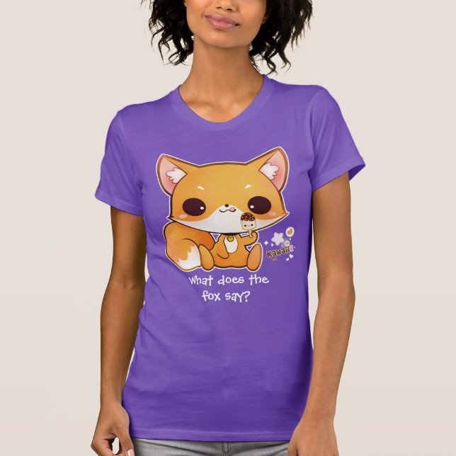 Vad gör rävnågot att säga t-shirt (Framsida)