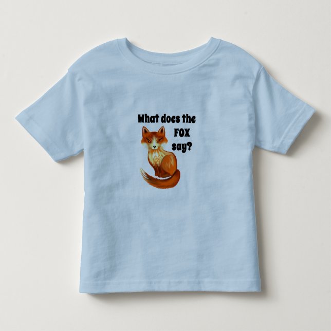 Vad gör rävnågot att sägabekläda och gåvor t-shirt (Framsida)