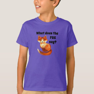 Vad gör rävnågot att sägabekläda och gåvor t-shirt