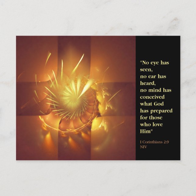 Vad Gud har förberett Vykort (Framsida)