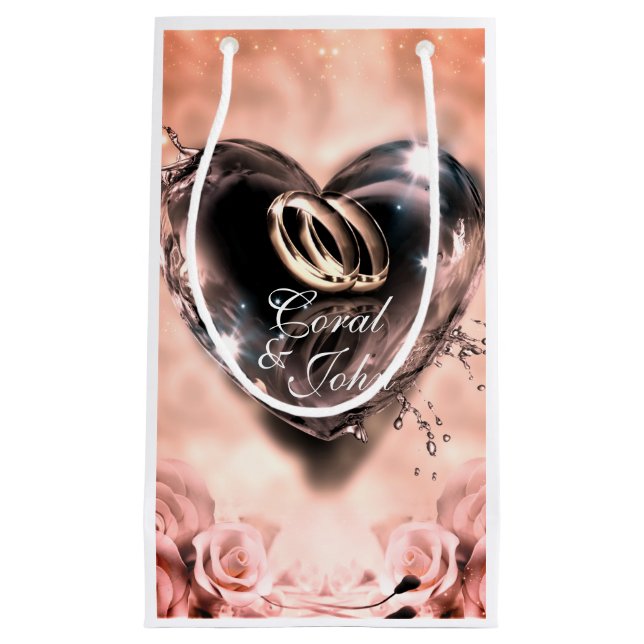 Vad Gud Har Satt Samman Rosa (Silver) Bröllop (Framsidan)