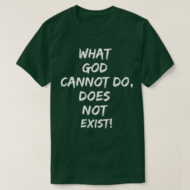 Vad Gud inte kan göra är inte eistPremium T Shirt (Design framsida)